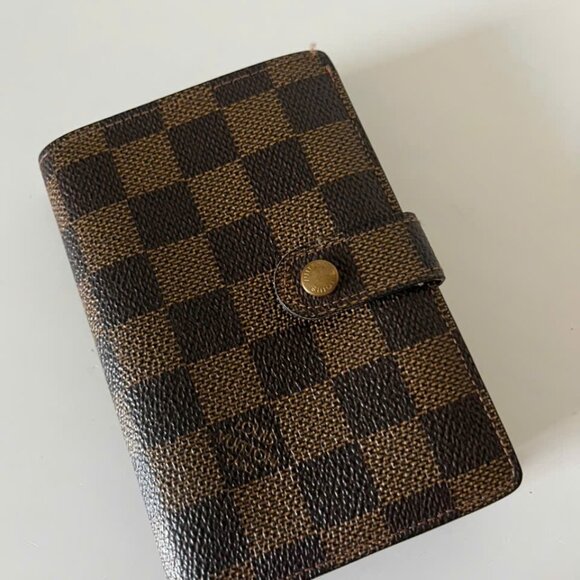 Louis Vuitton Damier Ebene French Kisslock Wallet - Picture 1 of 10